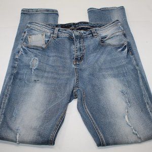 98 Bianco Distressed Men 5-Pocket Men's 31 x 32 St